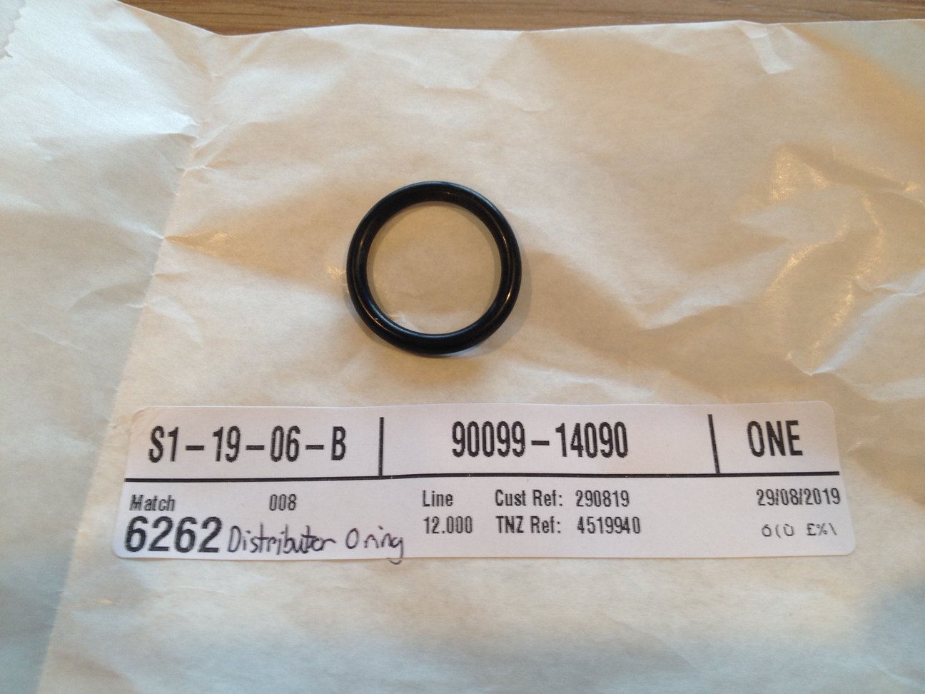 GEN2 3SGE SW20 MR2 distributor O ring 90099-14090.jpg